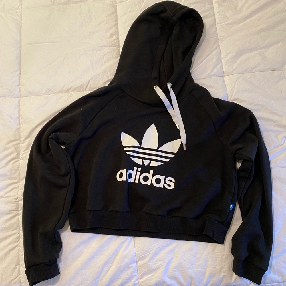 ADIDAS crop top hoodie